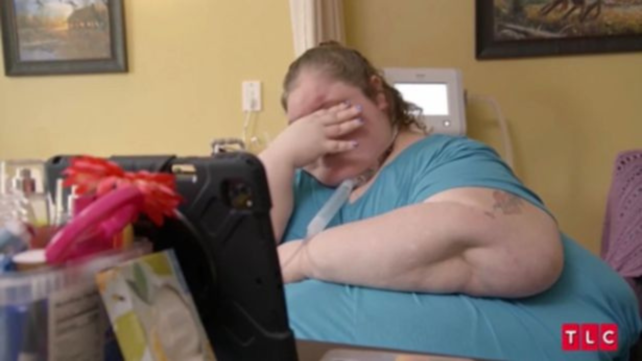 Tammy Slaton crying during her time in therapy