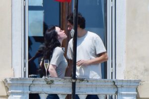 Billie Eilish and Nat Wolff Share Romantic Balcony Ki