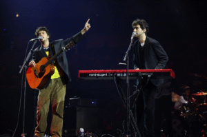 Nat Wolff performing 