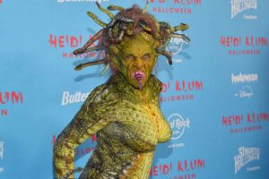 Heidi Klum Halloween Party medusa Costume