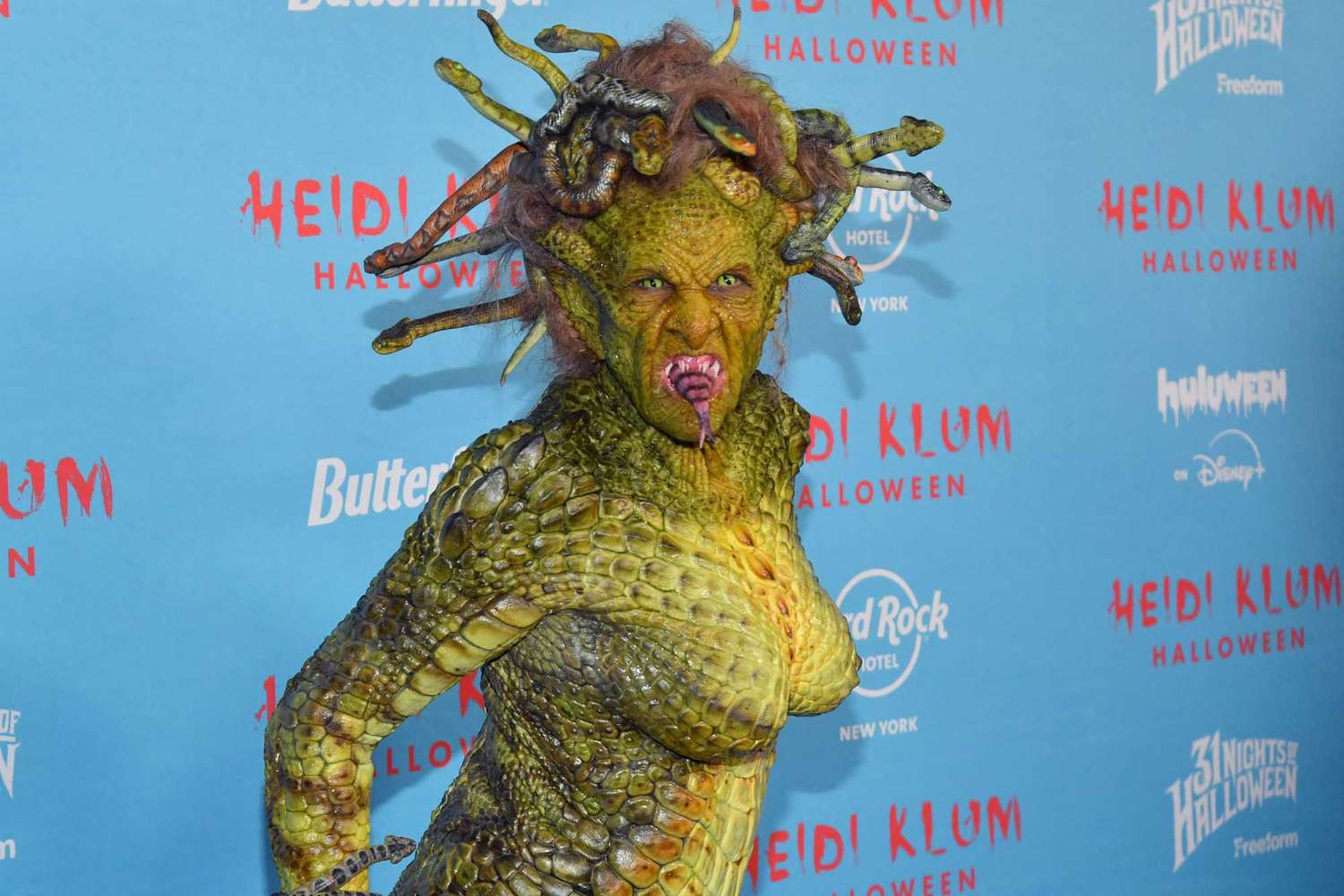 Heidi Klum Halloween Party medusa Costume