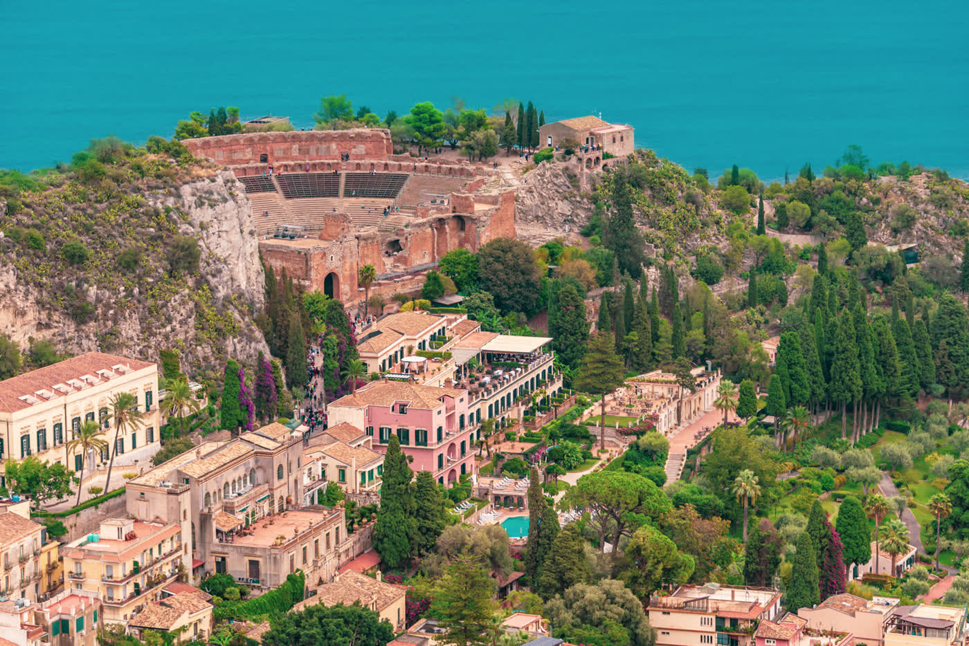 Taormina, Sicily — the setting of Massimo Torricelli's world in 365 Days