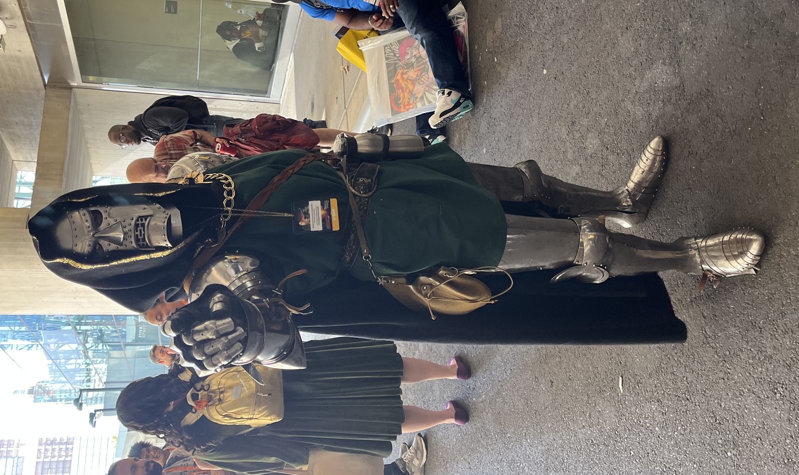 A Doctor Doom cosplayer at New York Comic Con 2022