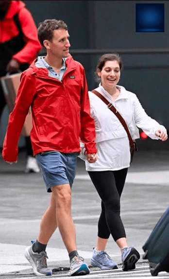 Patrick Clancy and Rachel Danis walking together