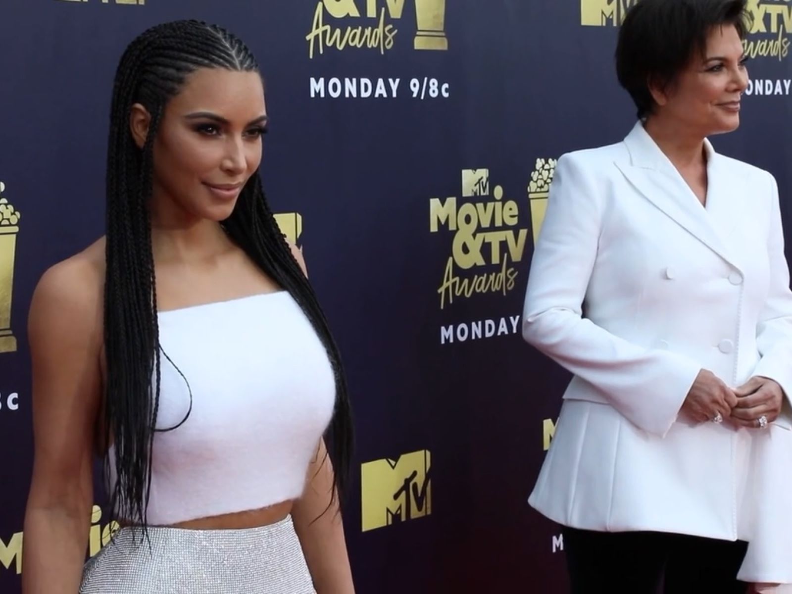 Kim Kardashian and Kris Jenner at the 2018 MTV Movie & TV Awards — the family behind reality TV's biggest paydays, in the how much do reality TV stars get paid breakdown