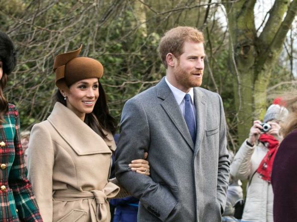 Prince Harry and Meghan Markle, whose royal wedding ranks among the most expensive celebrity weddings of all time