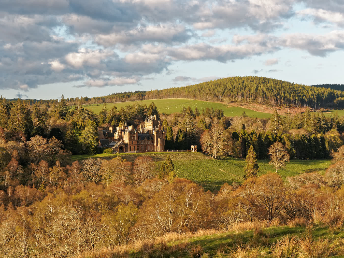 Ardross Castle in the Scottish Highlands, the filming location of The Celebrity Traitors