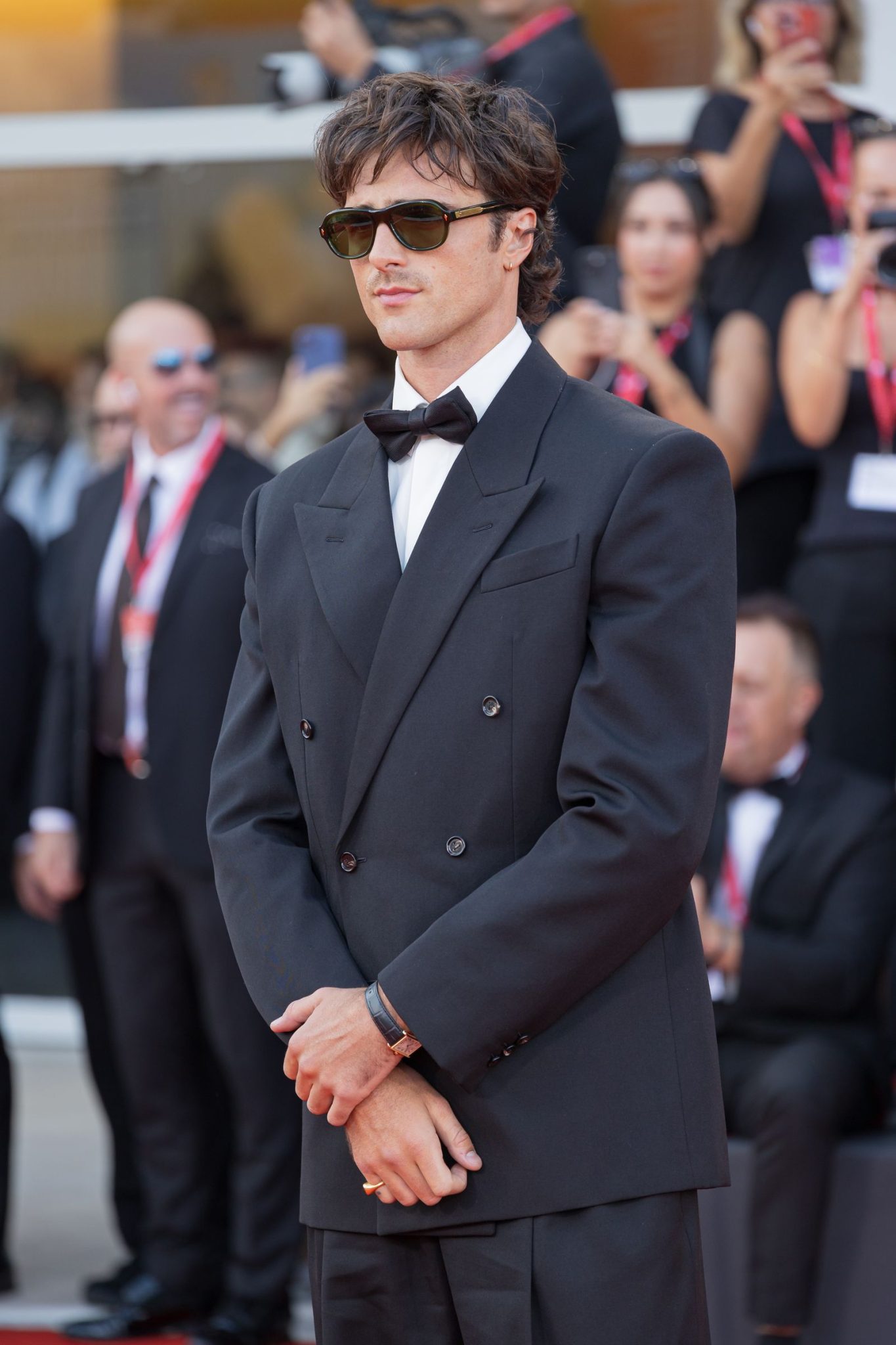 Jacob Elordi on the red carpet at the 82nd Venice International Film Festival, 2025