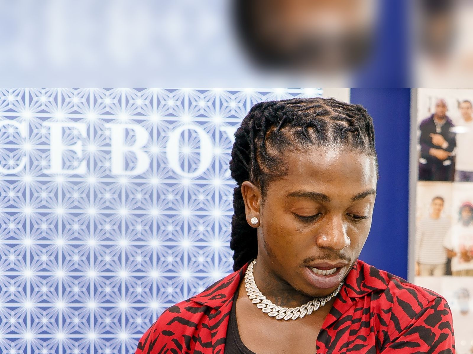 R&B singer Jacquees at an Icebox jewelry event in 2019