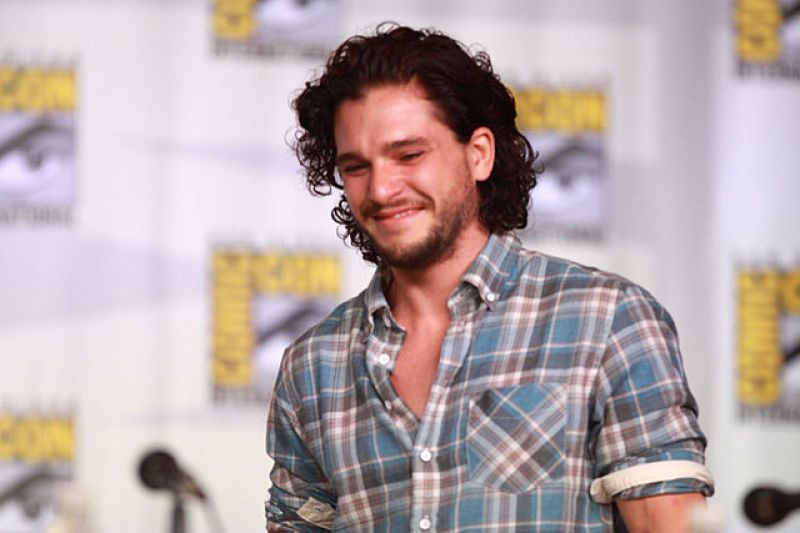 Kit Harington at a Game of Thrones Comic-Con panel in 2013
