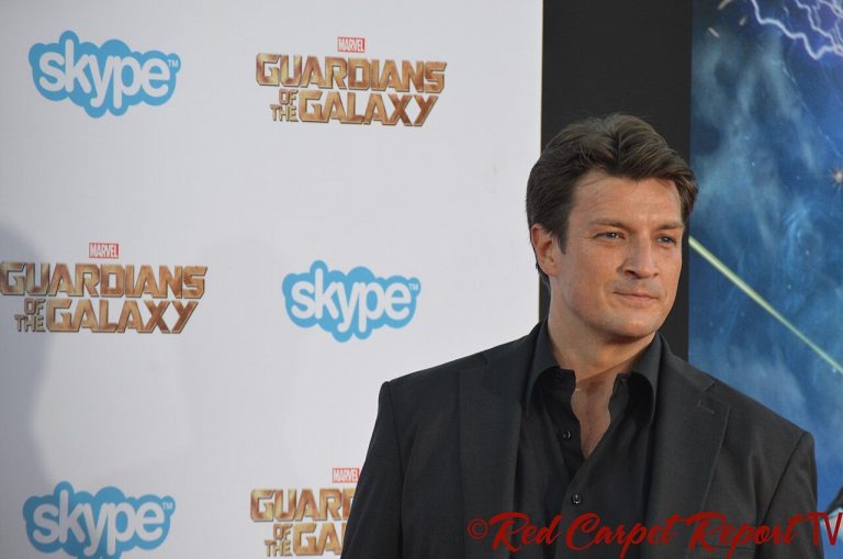 Nathan Fillion at the Guardians of the Galaxy premiere in 2014.