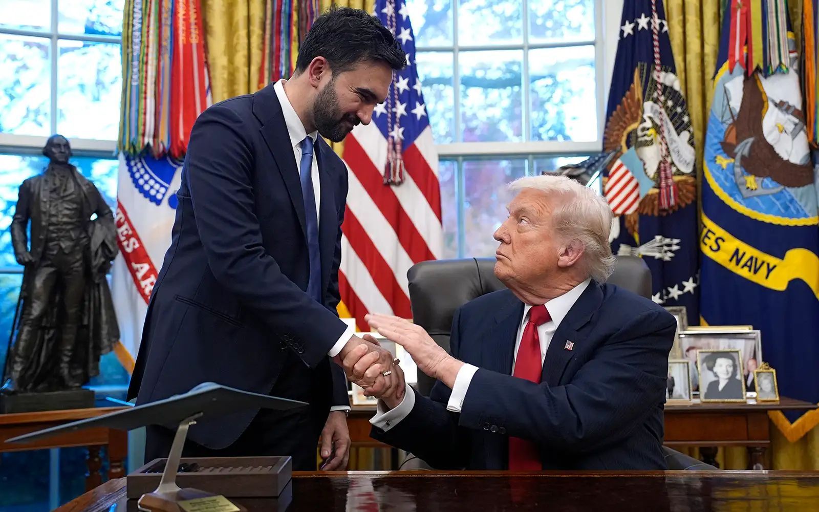 NYC Mayor Zohran Mamdani and President Donald Trump