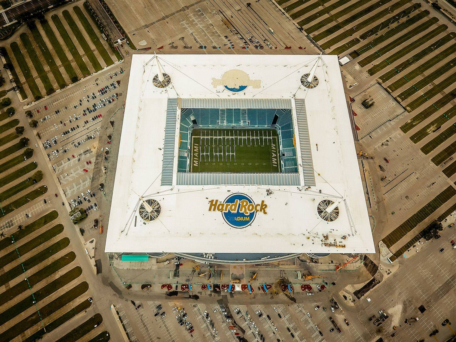 Hard Rock Stadium ahead of an NFL game