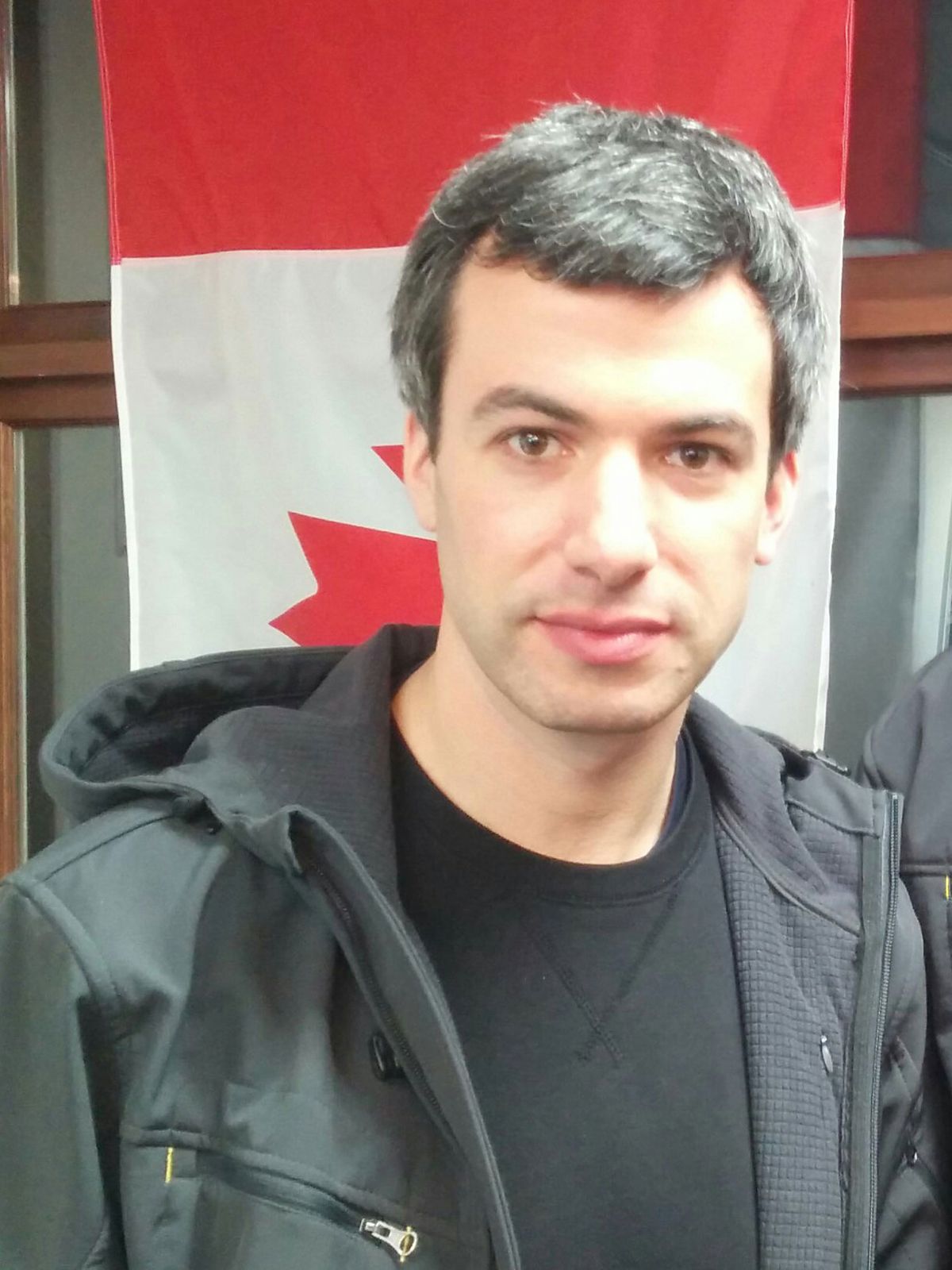 Nathan Fielder at a Summit Ice pop-up store in Vancouver, 2017