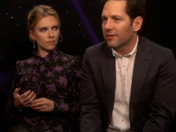 Scarlett Johansson and Paul Rudd, stars of Avengers: Endgame, during a 2019 Cosmopolitan UK interview