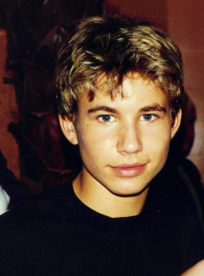 A young Jonathan Taylor Thomas during his 1990s teen idol years on Home Improvement