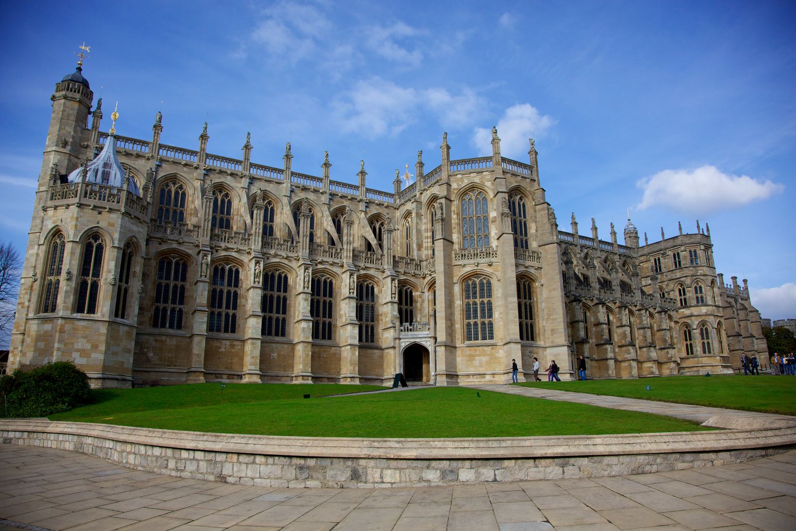 St George’s Chapel at Windsor Castle, the venue for one of the most expensive celebrity weddings in history