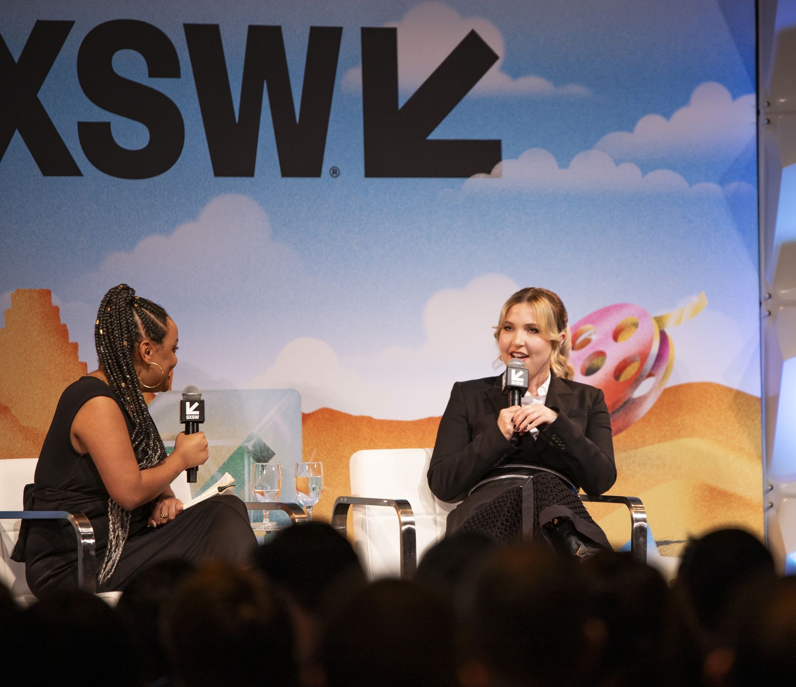 Taylor Tomlinson performing on stage at SXSW 2025.