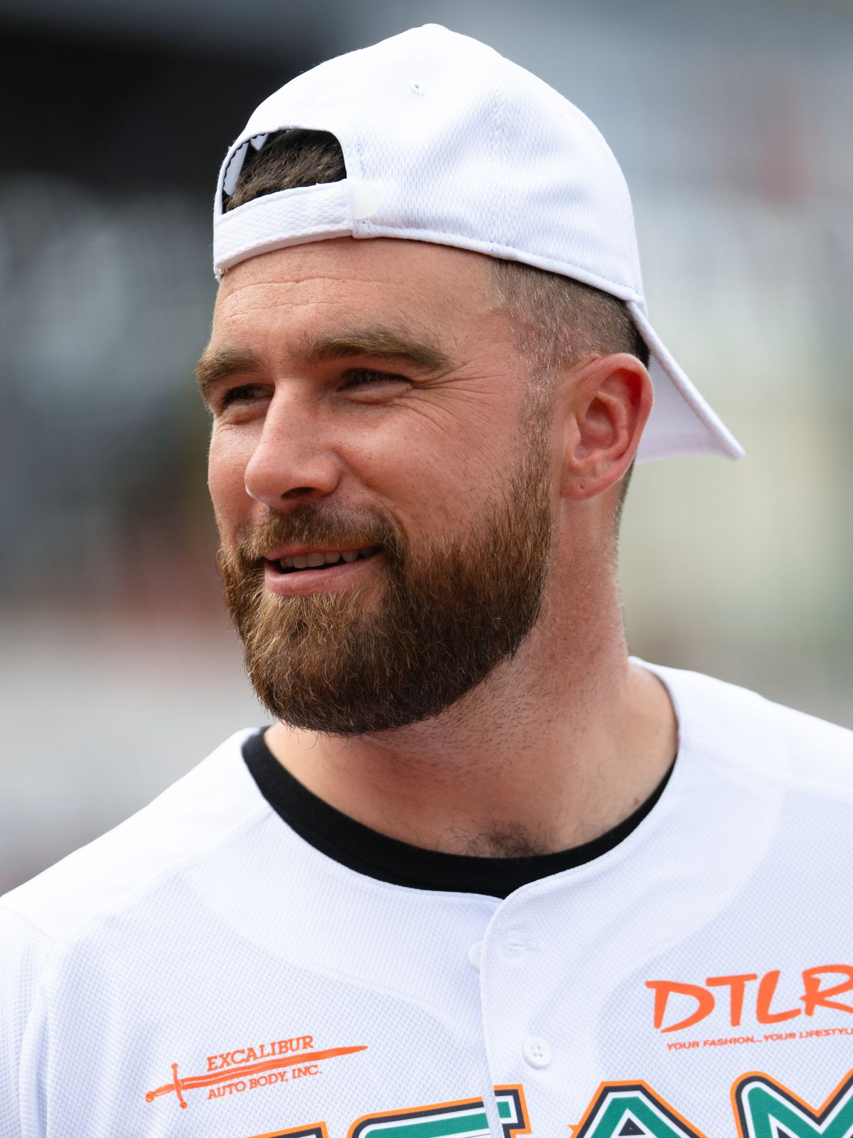 Travis Kelce on the field with the Kansas City Chiefs