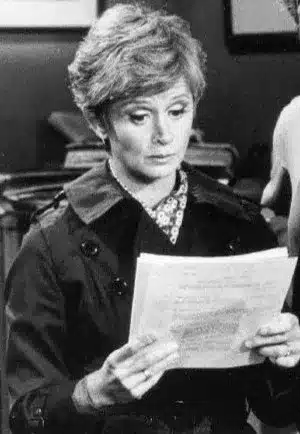 Barbara Barrie on Barney Miller in 1975, close crop