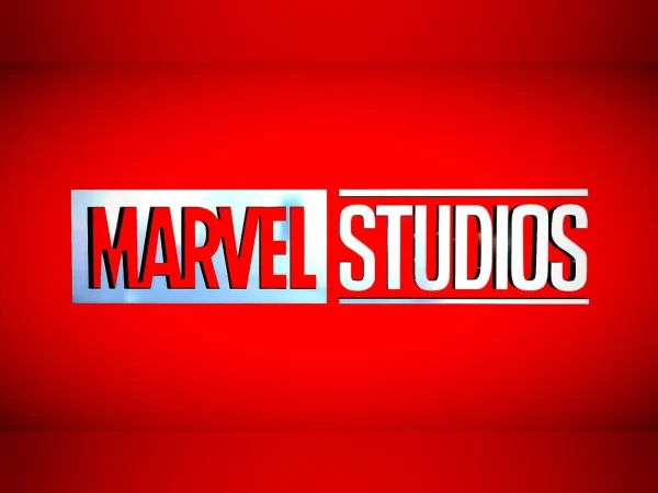 Marvel Studios logo on a red background — the studio behind the new Zodiac TV show coming to Disney+ in 2028