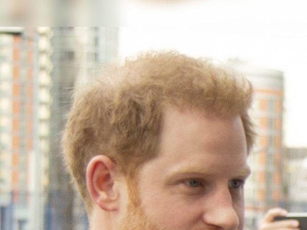 Prince Harry, Duke of Sussex, in a suit at a London event
