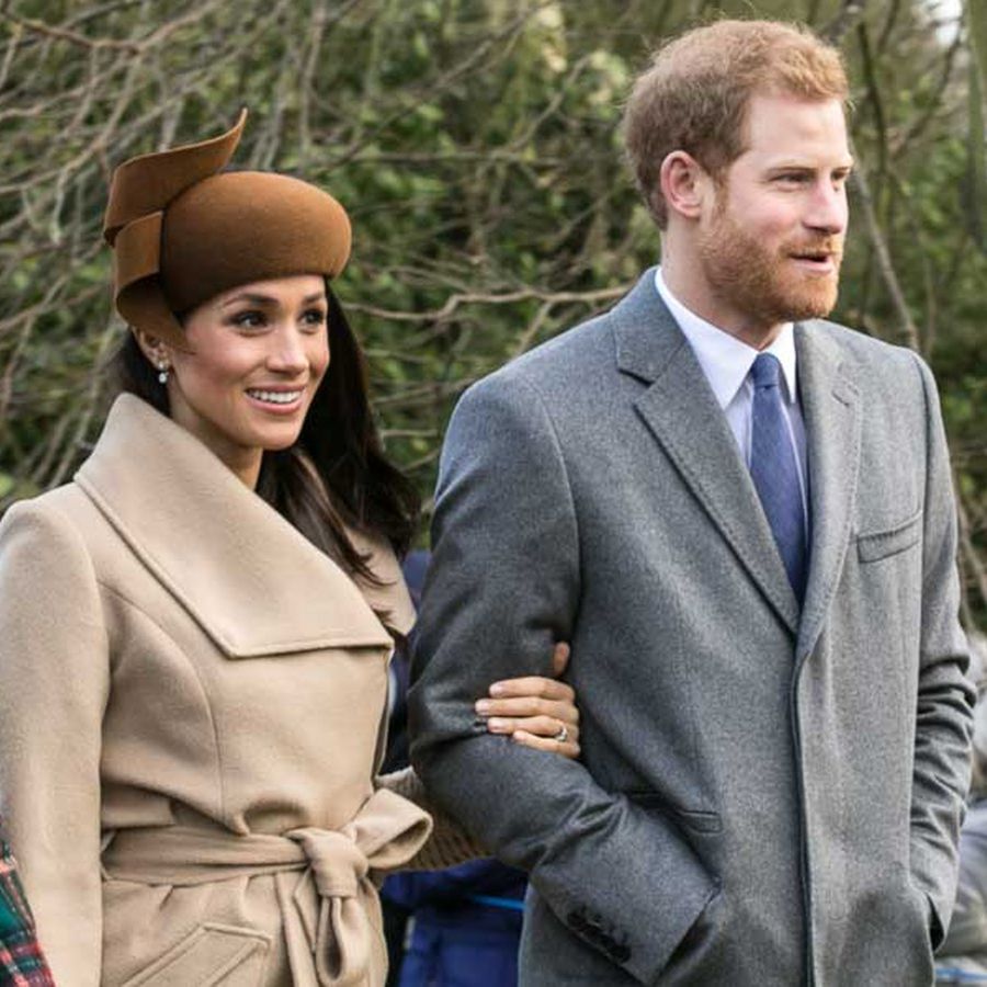 Prince Harry and Meghan Markle walking together