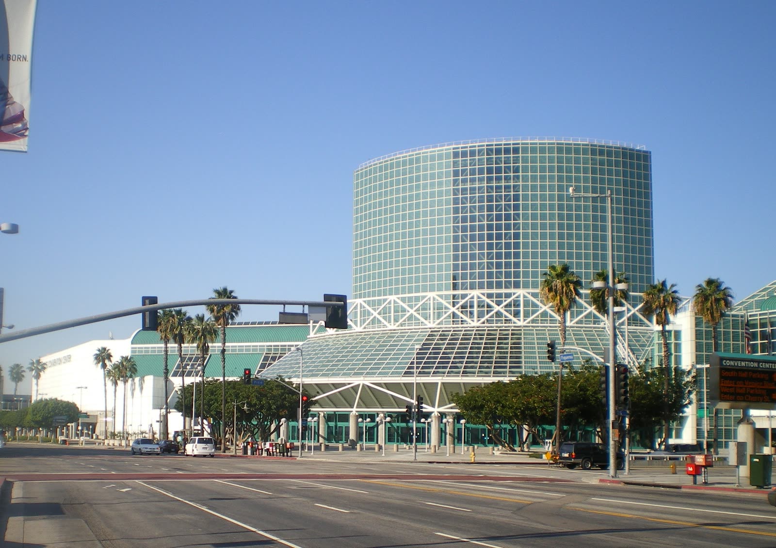 Another view of the Los Angeles Convention Center in downtown Los Angeles