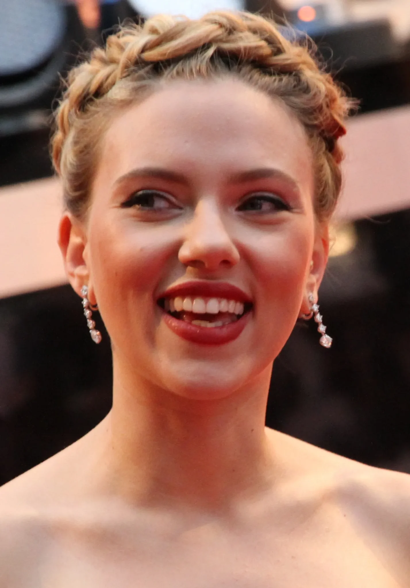 Scarlett Johansson at the Avengers Assemble film premiere in London in 2012
