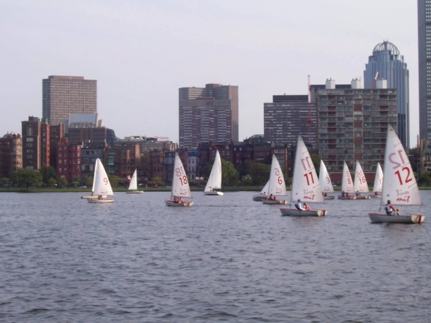 Boston skyline across the Charles River, the setting of Love Is Blind Season 11
