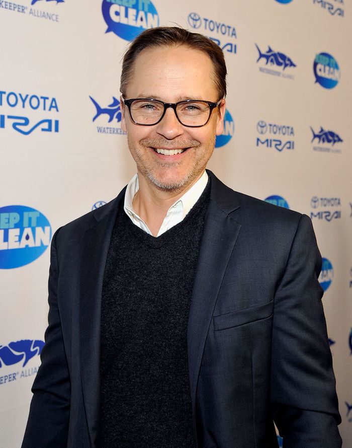 Chad Lowe smiling on the red carpet at a Waterkeeper Alliance event in Los Angeles