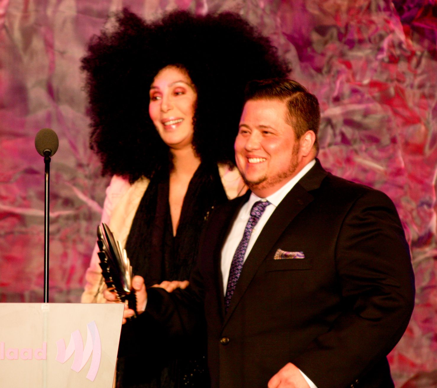 Cher at the 2012 GLAAD Media Awards — the singer behind some of the most iconic red carpet looks by decade