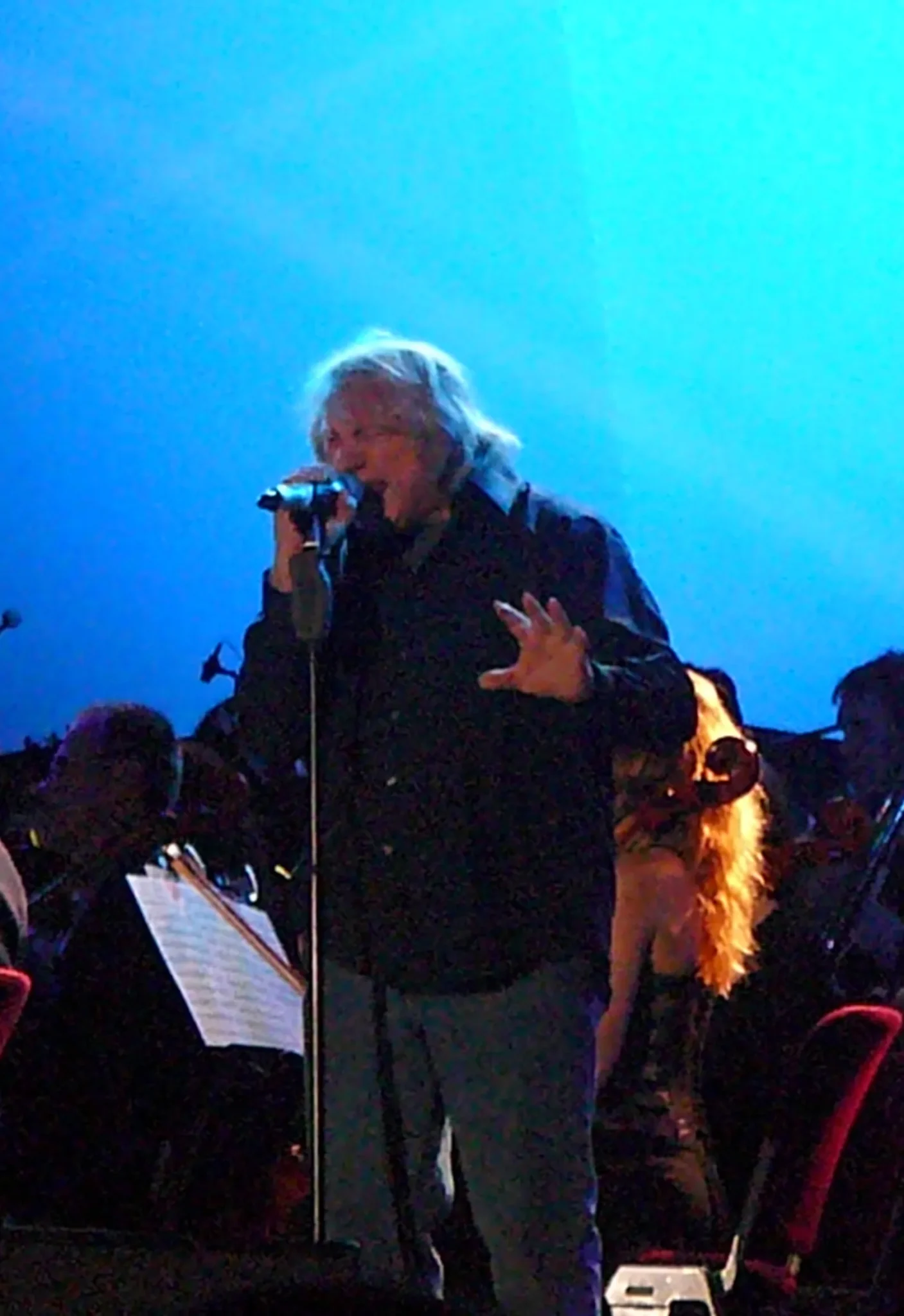 Lou Gramm performing on stage in Saarbrücken, Germany, in 2010