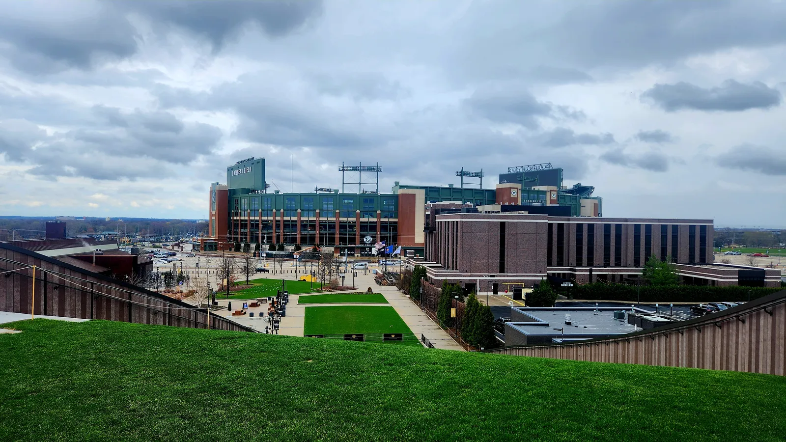 Lambeau Field stadium in Green Bay, Wisconsin