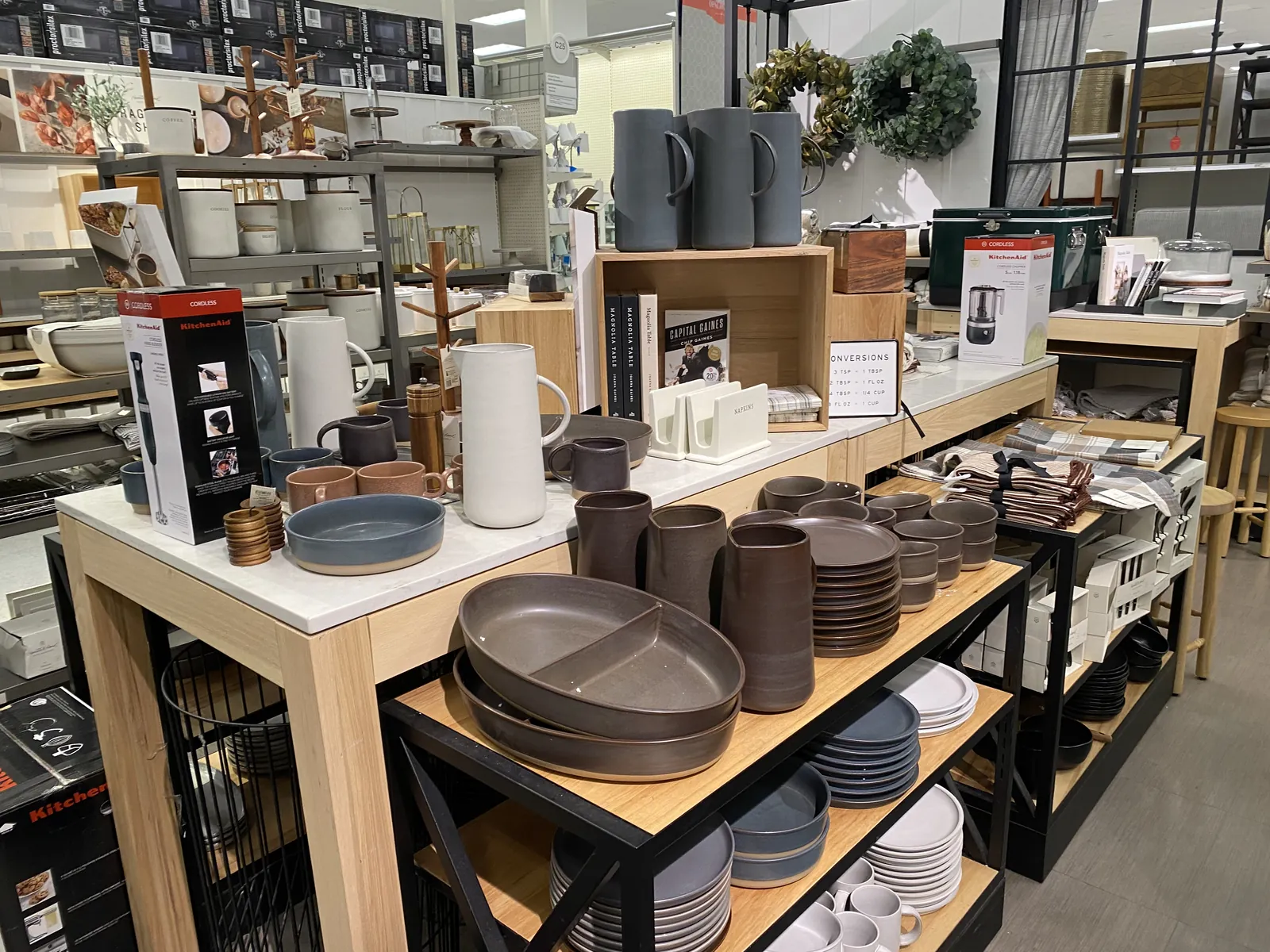 Hearth and Hand with Magnolia product display at Target in Miami in 2022
