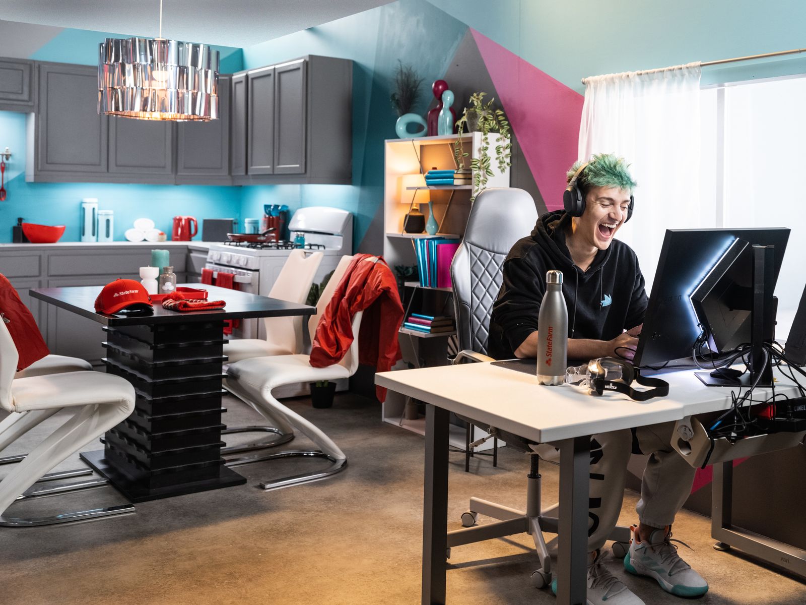 Ninja, one of the richest streamers, during the Fortnite boom era