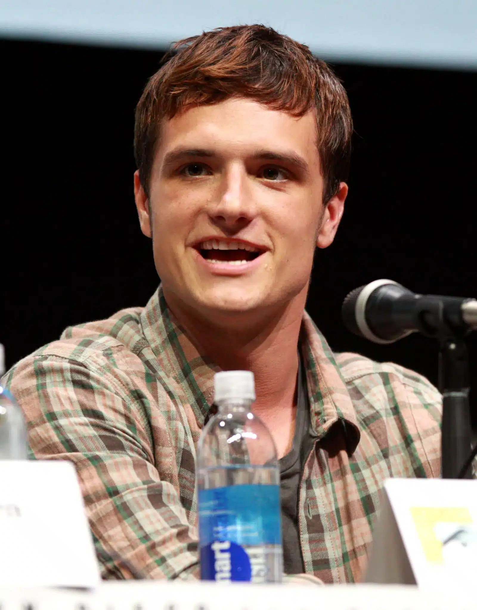 Josh Hutcherson at a press event in 2013