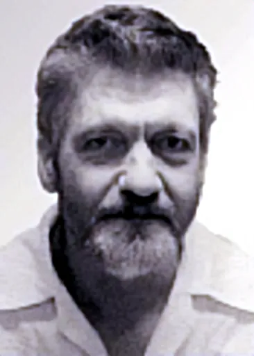 FBI photograph of Ted Kaczynski