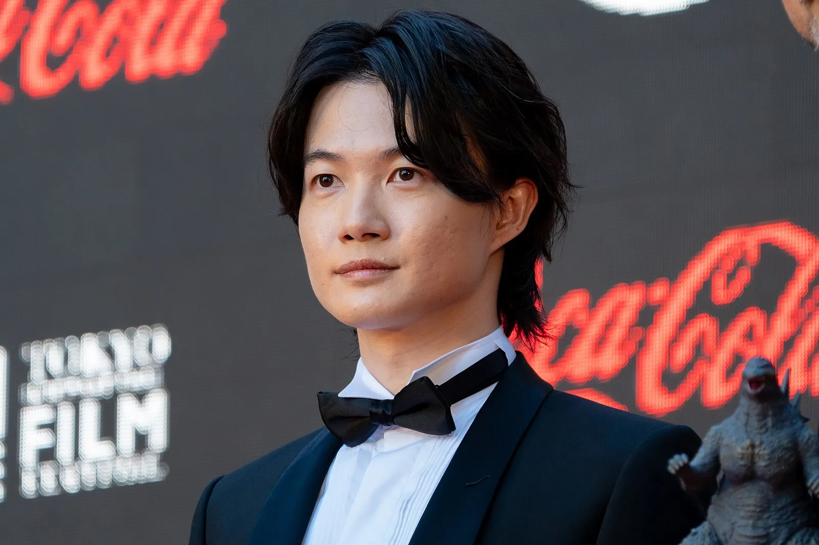 Ryūnosuke Kamiki at the 2023 Tokyo International Film Festival red carpet for Godzilla Minus One
