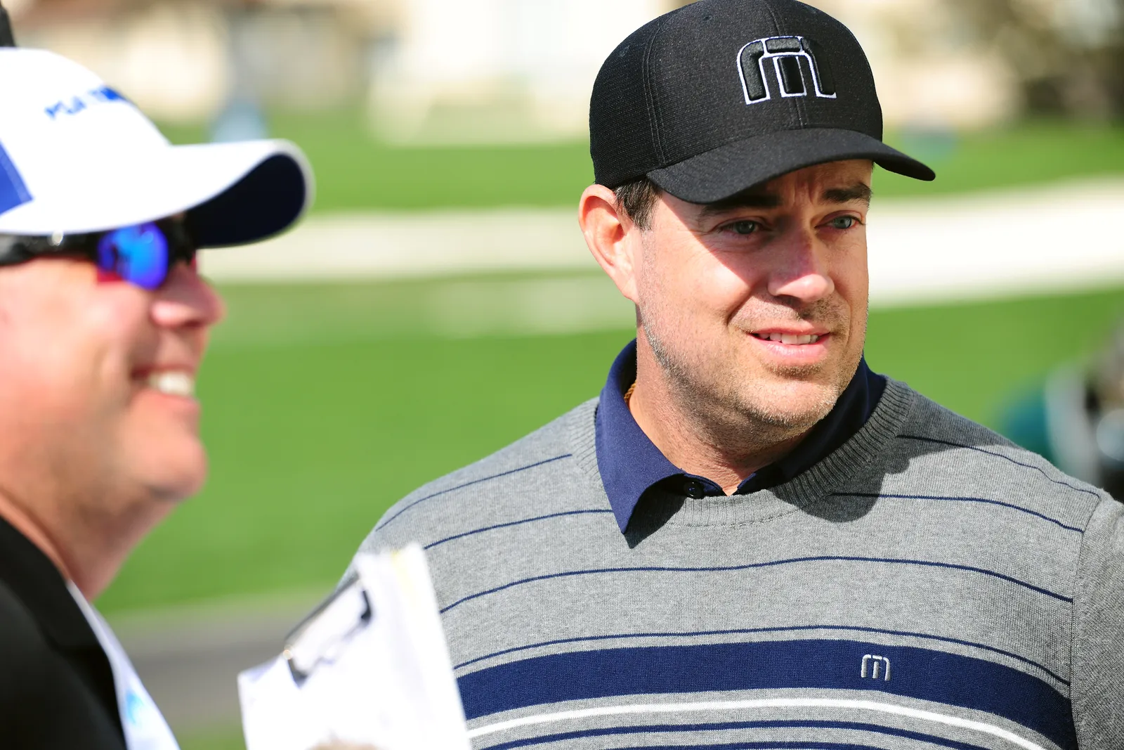 Carson Daly smiling at the 2017 AT&T Pebble Beach Weekend charity event