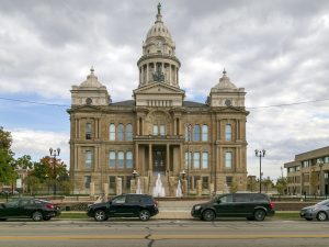 The Miami County Courthouse in Troy, Ohio, where Caleb Flynn was sentenced to life in prison without parole