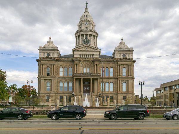 The Miami County Courthouse in Troy, Ohio, where Caleb Flynn was sentenced to life in prison without parole