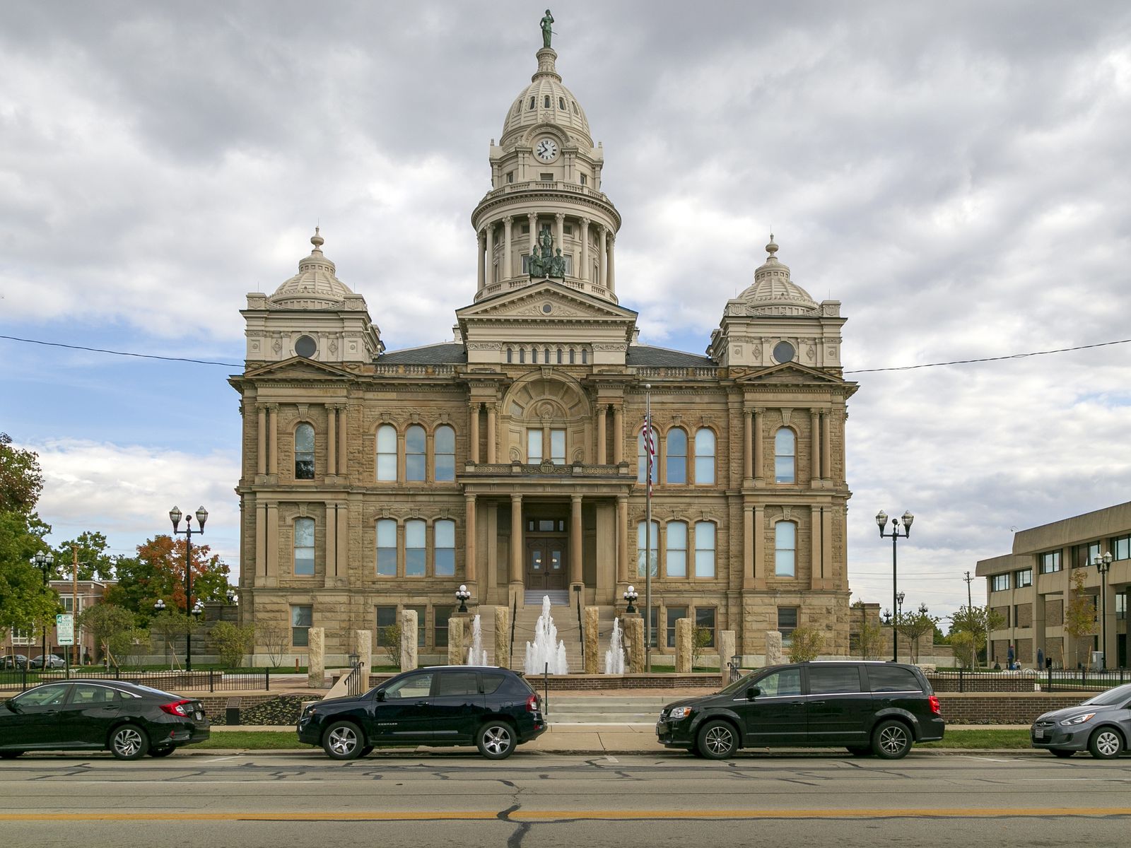 The Miami County Courthouse in Troy, Ohio, where Caleb Flynn was sentenced to life in prison without parole