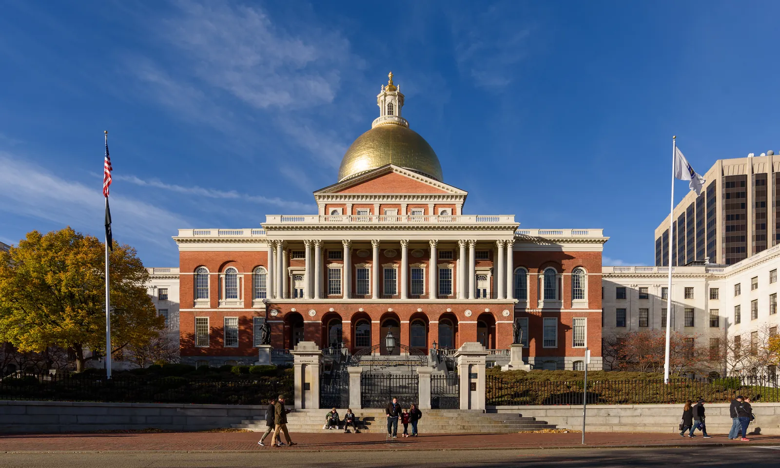 The Massachusetts State House in Boston, where Kyle Kennedy testified about health care discrimination against people with disabilities