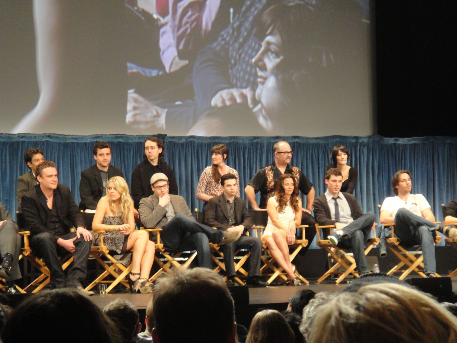 The cast of Freaks and Geeks at a 2011 PaleyFest reunion — one of the most beloved tv shows cancelled too soon