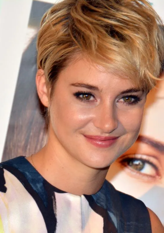 Shailene Woodley at a public event; she plays FBI agent Joanne Miller in Unabomber